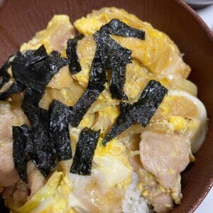 フライパンで楽々♪親子丼